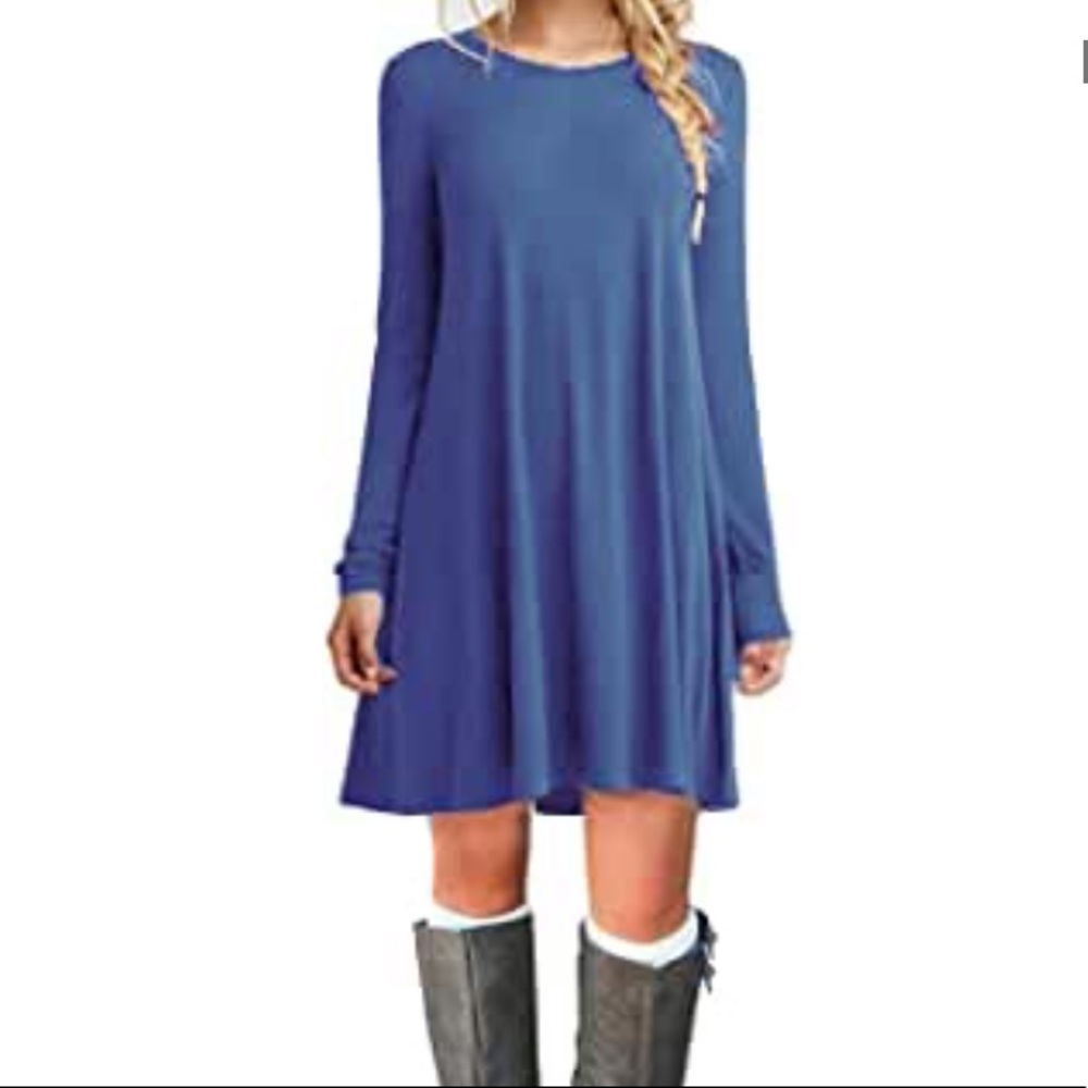 Women’s Small Blue Long sleeve Dress